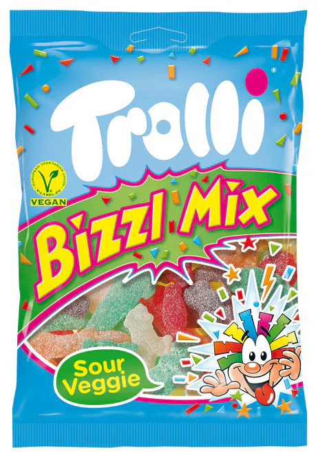 Hovedbilde Trolli Bizzl Mix 200g 