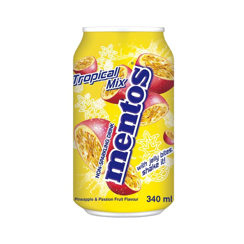 Mentos Tropical Mix 340ml (Datotilbud)