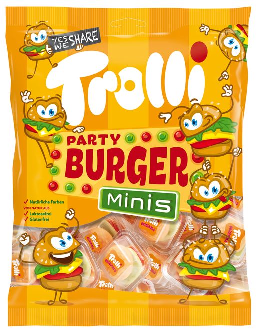 Hovedbilde Trolli Party Burger 170g