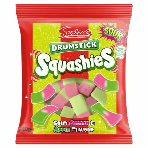 Swizzels Drumstick Squashies Sour Cherry  120g
