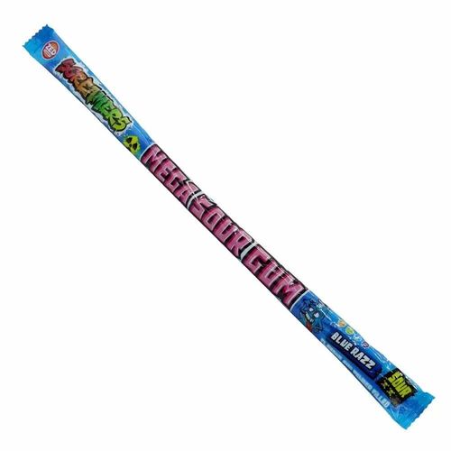 Zed Candy Screamers Mega Sour Blue Razz Gum 30g