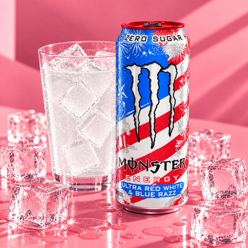 Monster Energy Ultra Red, White & Blue Razz 24x473ml