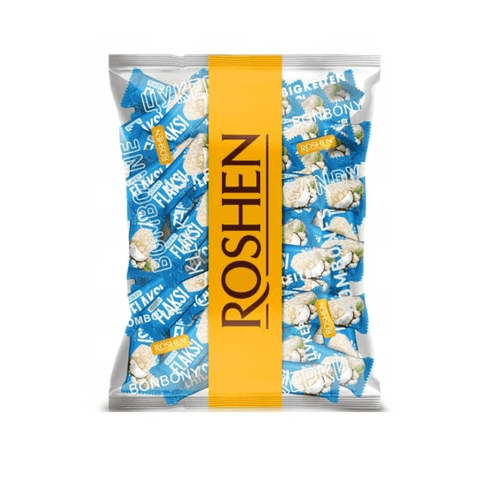 Roshen Flaksi Crunchy Coconut Candies 500g