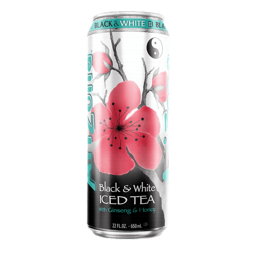 Arizona Black & White Iced Tea 24x650ml