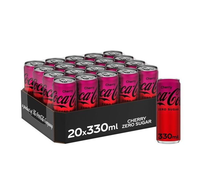 Hovedbilde Coca Cola Zero Cherry 20x330ml