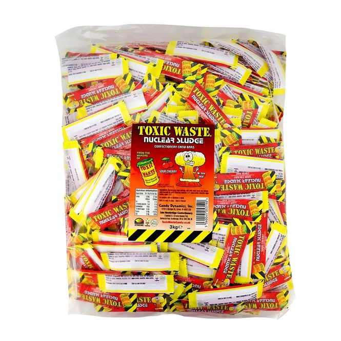 Hovedbilde Toxic Waste Nuclear Sludge Cherry Mini Chew Bars ...