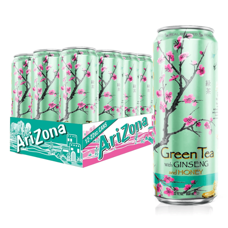 Arizona Tea Green Tea Ginseng & Honey 650ml