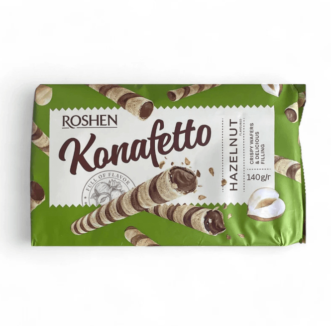 Hovedbilde Roshen Kanafetto Wafer Hazelnut 140g