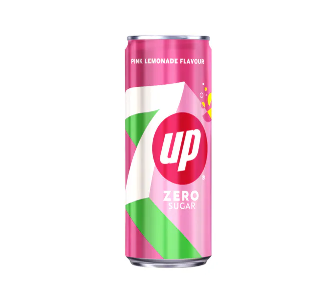 Hovedbilde 7up Zero Pink Lemonade 330ml