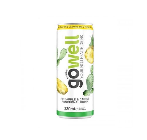 GoWell Ananas & Kaktus 330ml