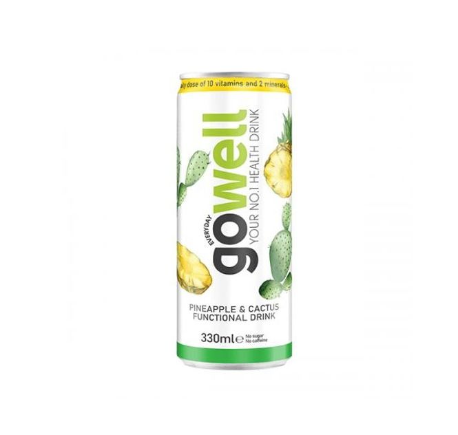 Hovedbilde GoWell Ananas & Kaktus 330ml