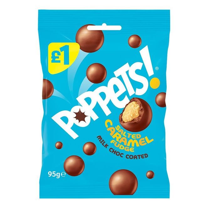 Hovedbilde Poppets Salted Caramel Treat Bag 71g