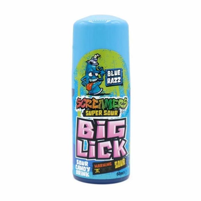 Hovedbilde Screamers Big Lick Blue Razz 60ml