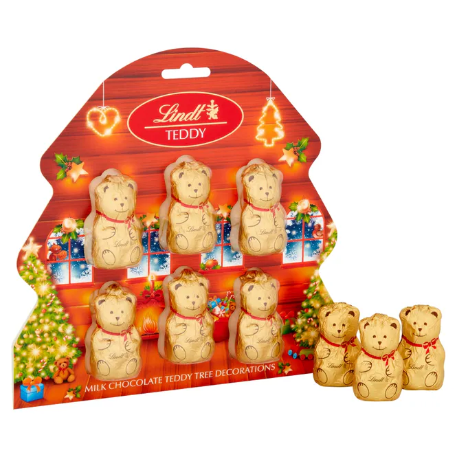 Hovedbilde Lindt Milk Chocolate Teddy Christmas Tree ...