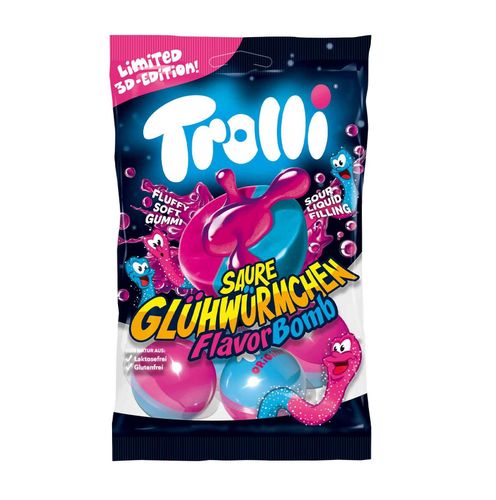 Trolli Flavorbomb Sour Glowworms 75g