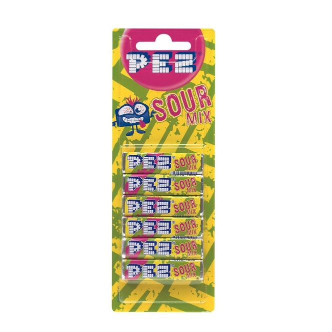 Hovedbilde PEZ Refill Blister 6pk Sour 51g