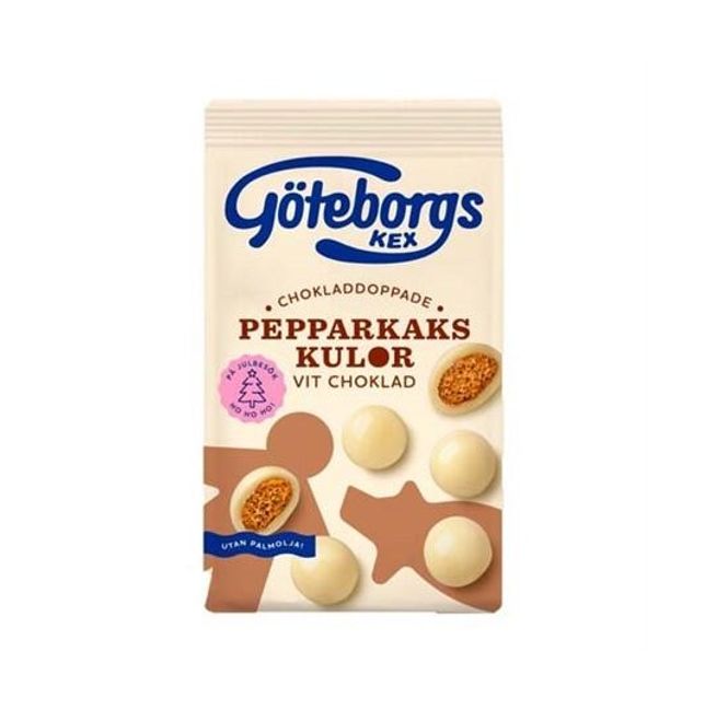 Hovedbilde Pepperkakskulor Vit Choklad 120g