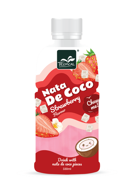 Hovedbilde Tropical Nata De Coco Strawberry 330ml