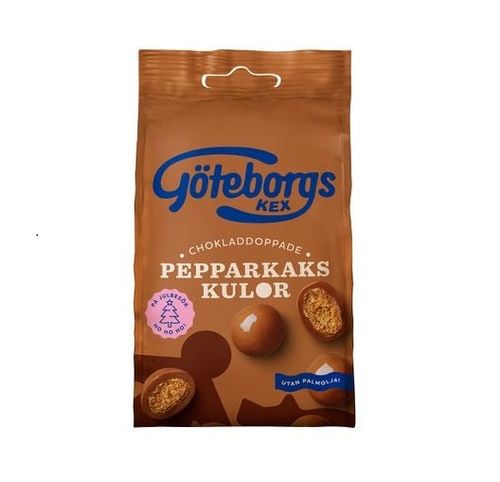 Pepperkakskulor Mjölkchoklad 120g (Datotilbud)