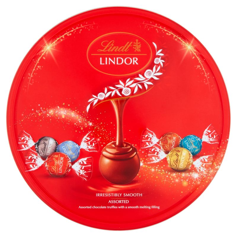 Lindt Lindor Tin Gift Box 450g