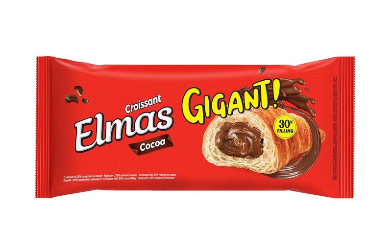 Elmas Croissant Gigant Cocoa 160g