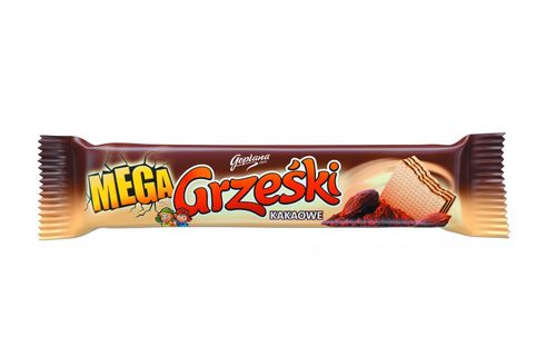 Mega Grześki Cocoa Wafer 34g (Datotilbud)