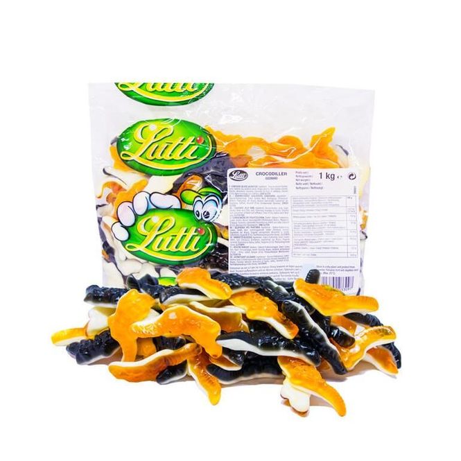 Hovedbilde Lutti Krokodiller 1kg