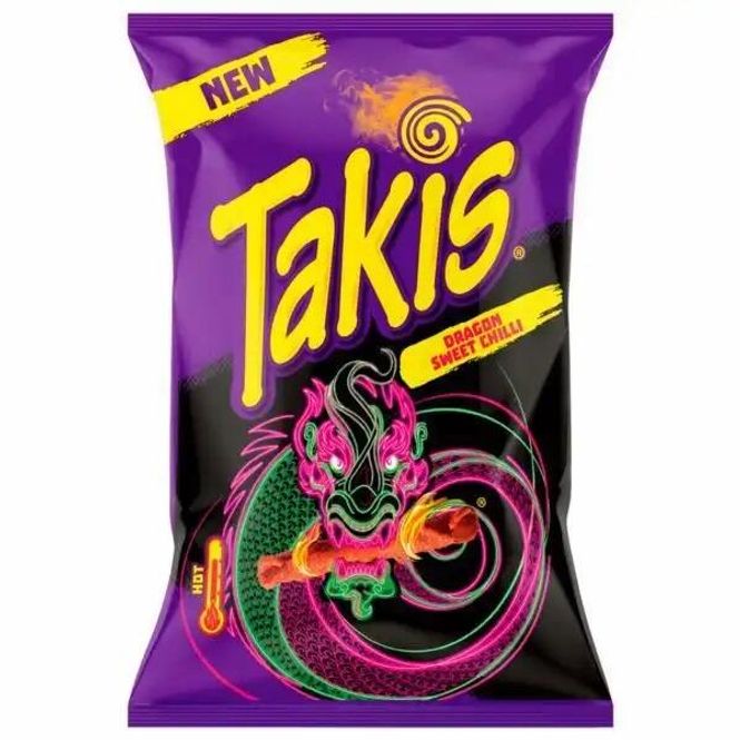 Hovedbilde Takis Dragon Sweet Chilli 100g (Datotilbud)