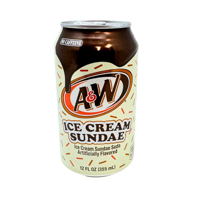 Hovedbilde A&W Ice Cream Sundae Soda 355ml