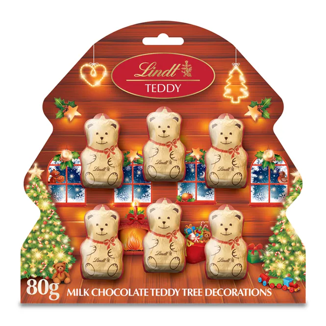 Hovedbilde Lindt Milk Chocolate Teddy Christmas Tree ...