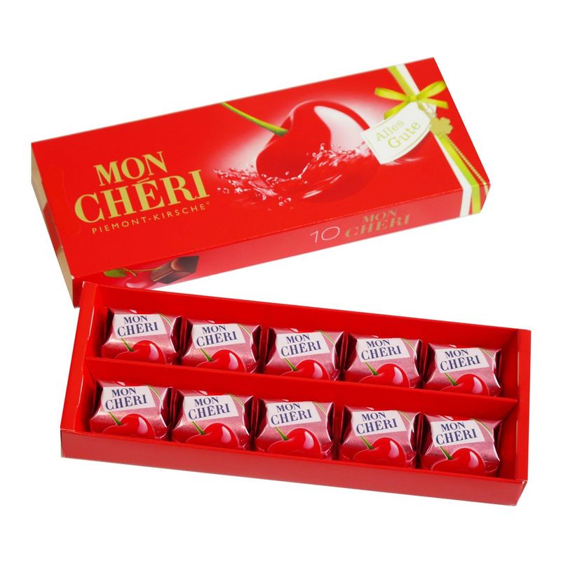 Mon Cheri Praliner Konfekt 105g (Datotilbud)